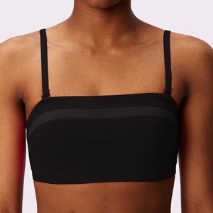 Parade convertible black eightball bandeau bra top in 2+